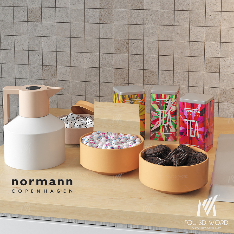 Geo Orange Decor